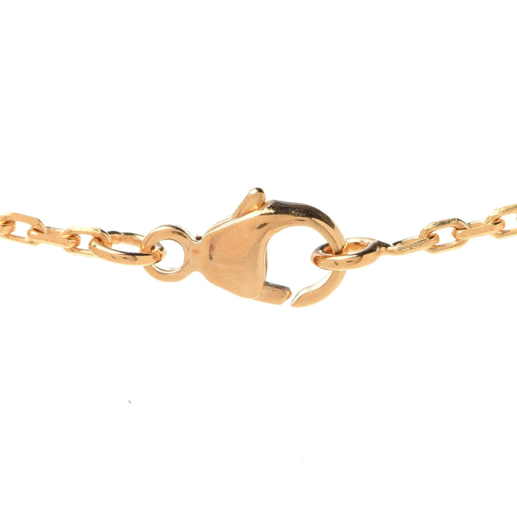 18K Mini Pop Hermes White Necklace
