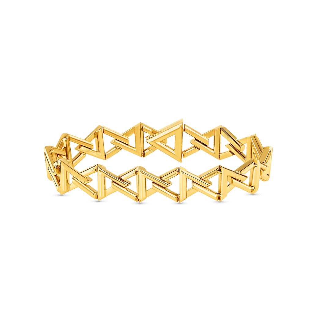18K Louis Vuitton Volt Curb Chain Large Bracelet
