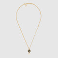 18K Double Gucci Blondie Pendant Necklace