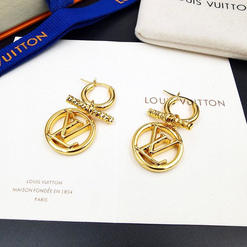 18K Louis Vuitton Baby Louise Earrings