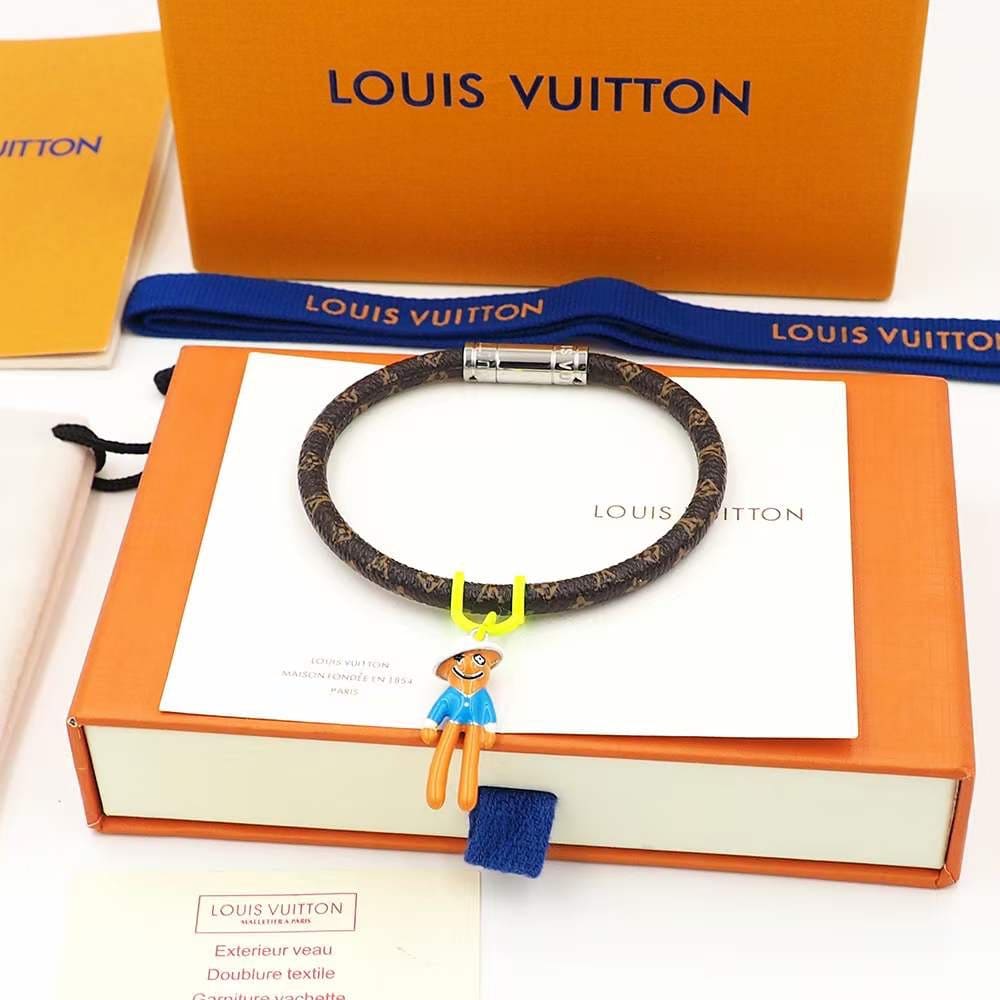 18K Louis Vuitton Hang It Mascot Bracelet