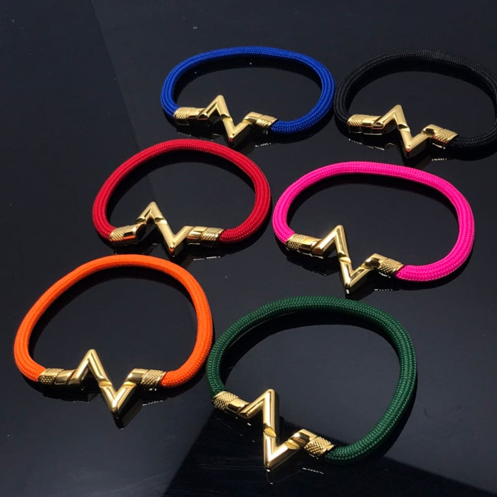 18K Louis Vuitton Volt Upside Down Play Green Bracelet