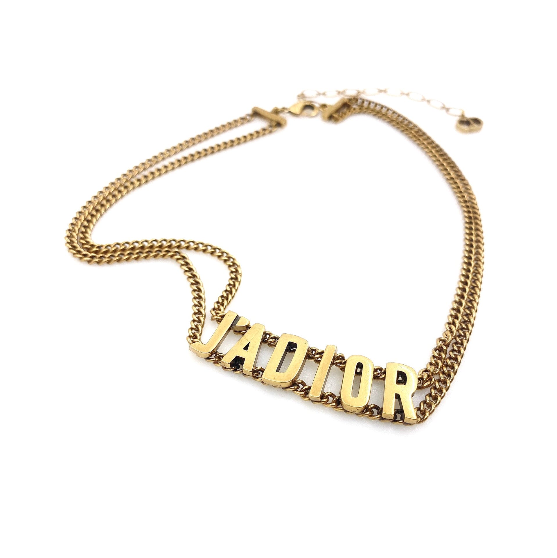 18K Dior J'Adior Choker Chain Necklace