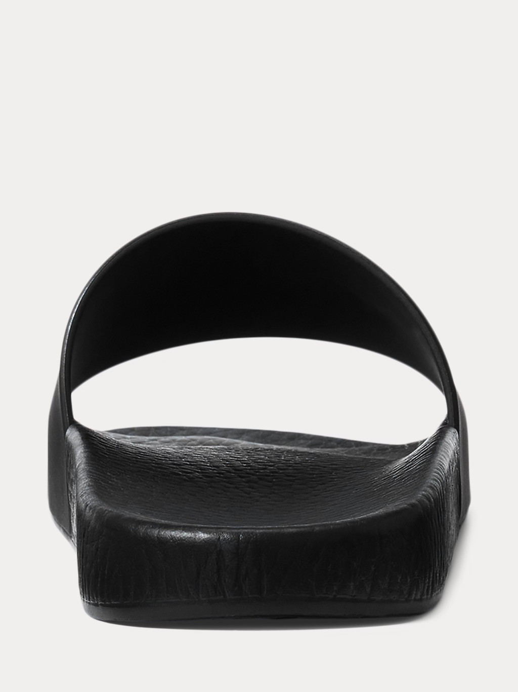 RALPH LAUREN Signature Pony Slides Black/Red