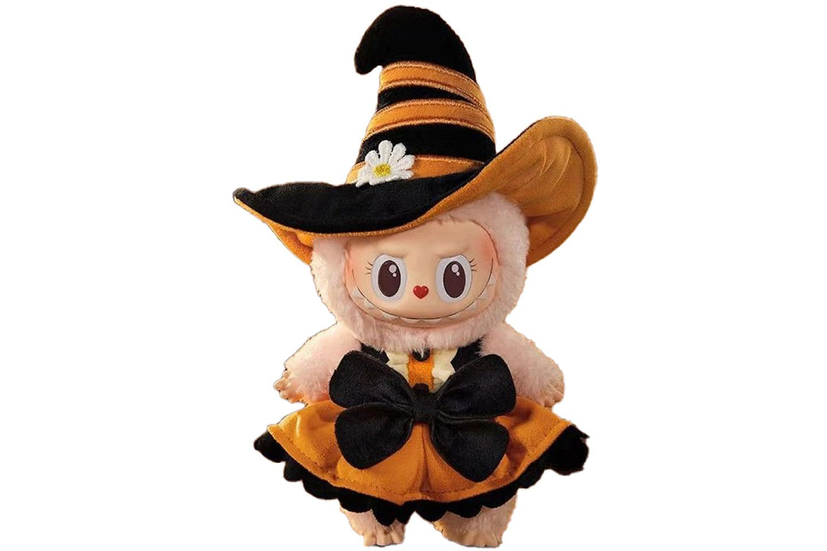 Pop Mart Labubu Mokoko Magic of Pumpkin Vinyl Plush Pendant - Pop Land Exclusive