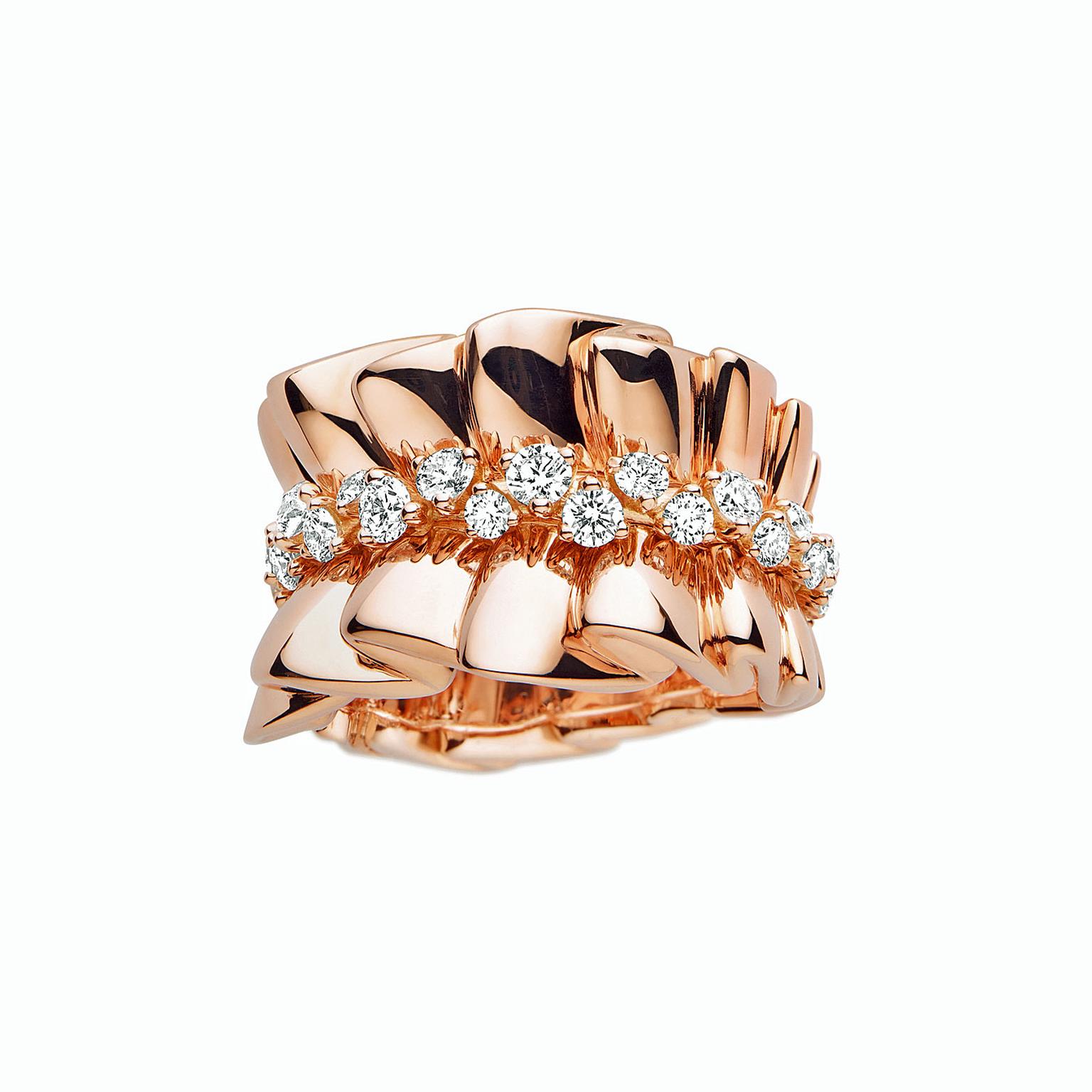 18K Dior Archi Bar en Corolle Bague Ring