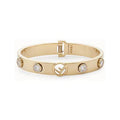 18K Fendi Is Crystals Bracelet