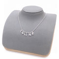 18K Celine Script Necklace