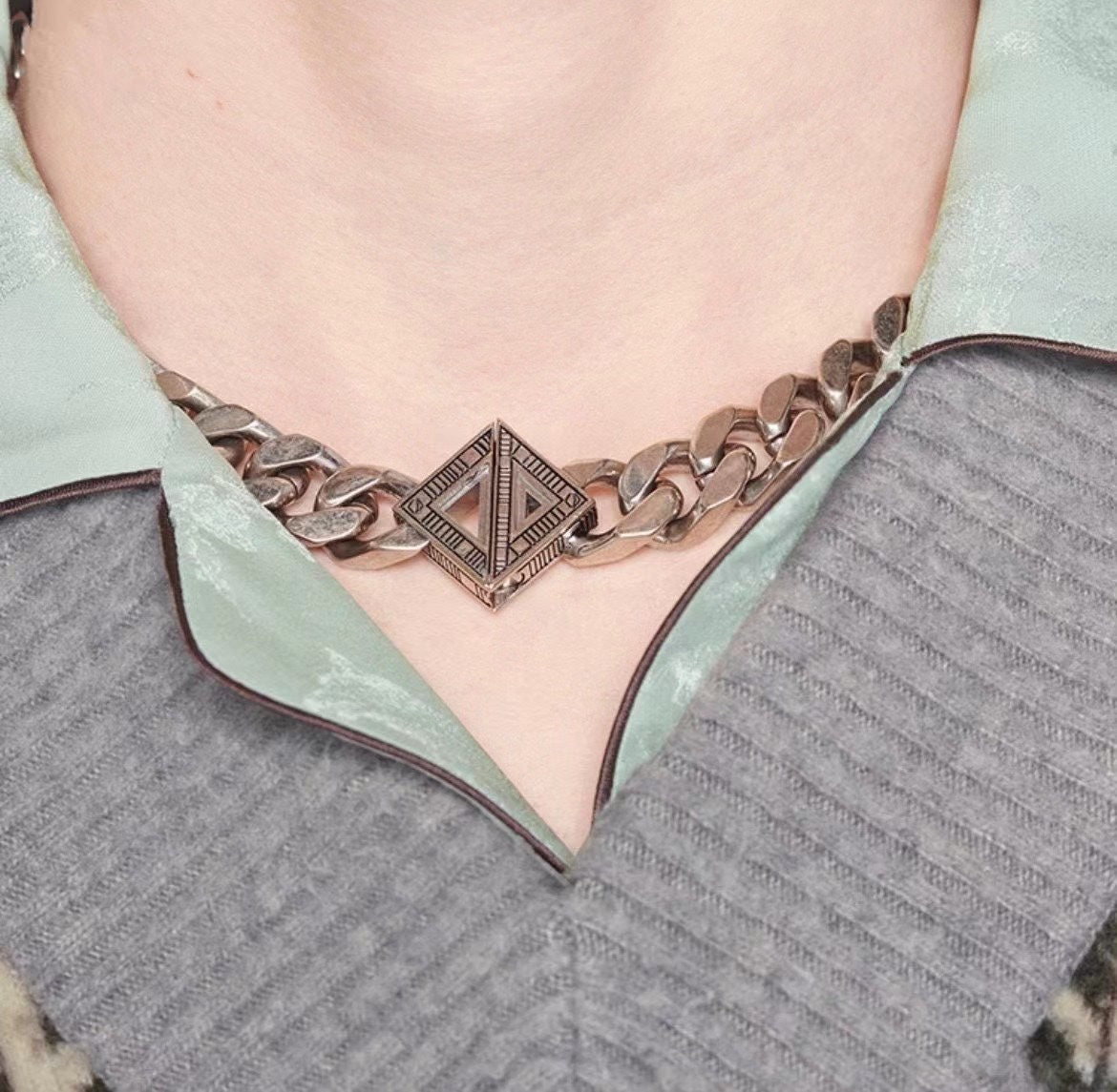 18K Dior Diamond Chain Necklace