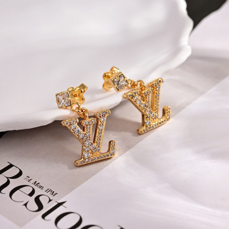 18K Louis Vuitton Lady Earrings