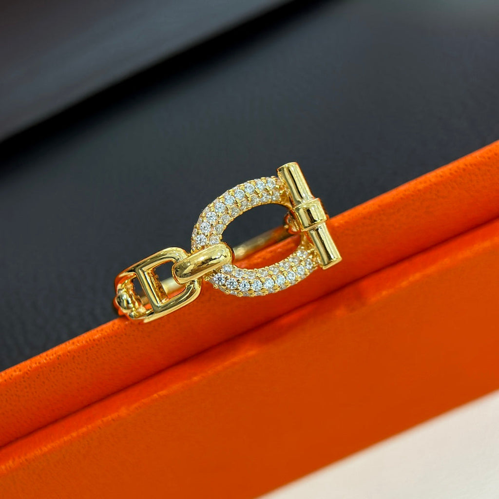 18K Adage Hermes Ring