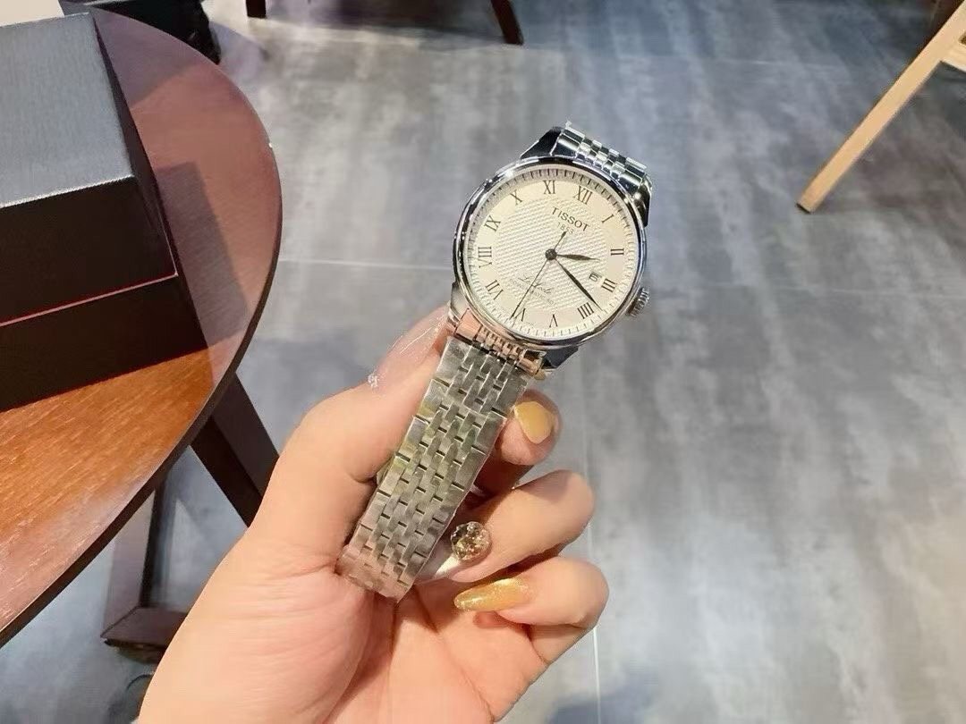 Tissot White Dial Bracelet Watch
