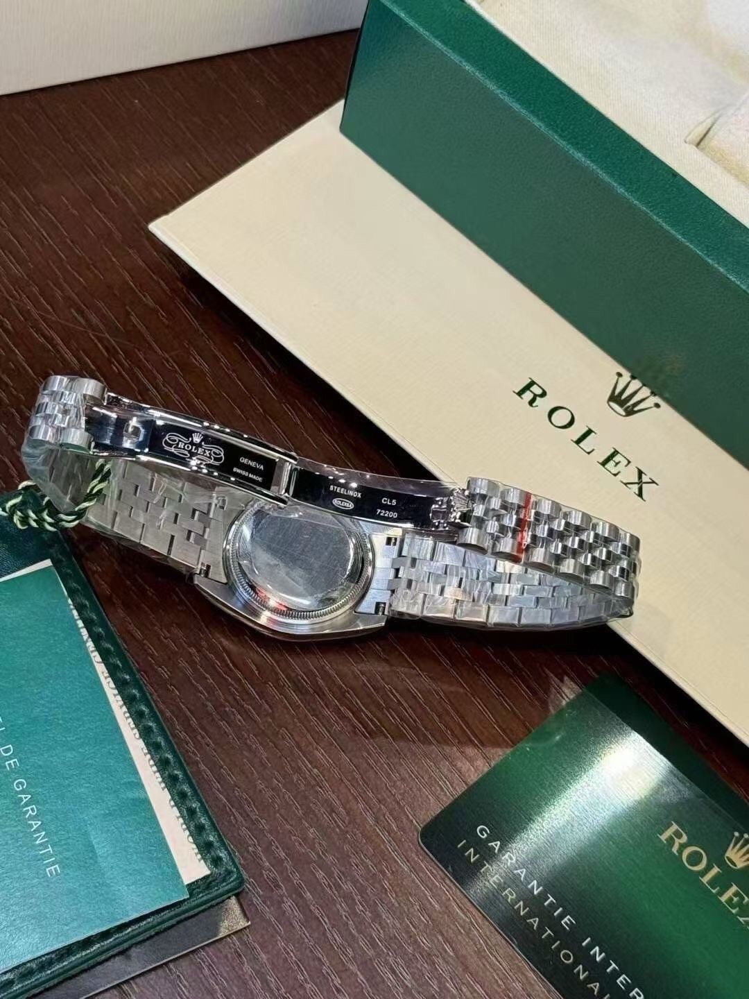 Rolex Pearlescent Gray Dial Watch