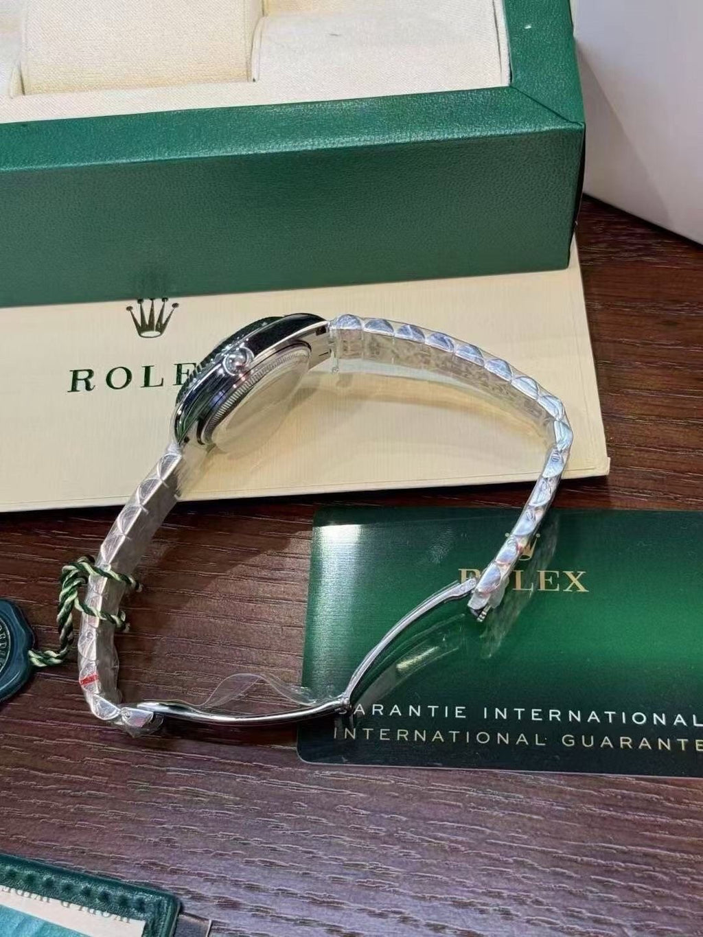 Rolex Pearlescent Gray Dial Watch