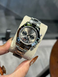 Rolex Silver Rose Gold Watch